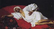 Pasquale Liotta L effetto dell'hashish oil painting